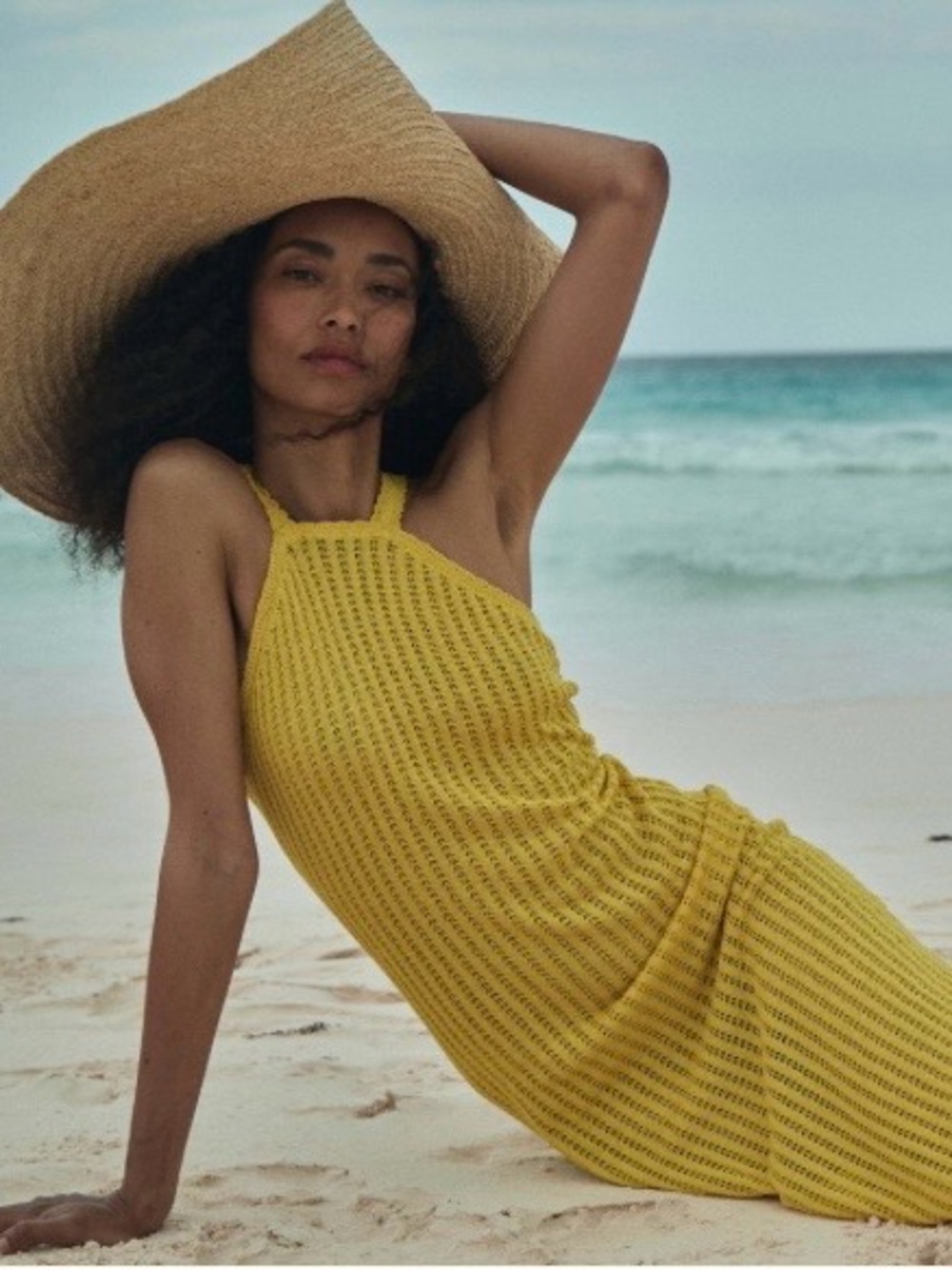 Doen Lyrianna Knit Dress in Citrus